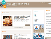 Tablet Screenshot of messablesdolonne.fr